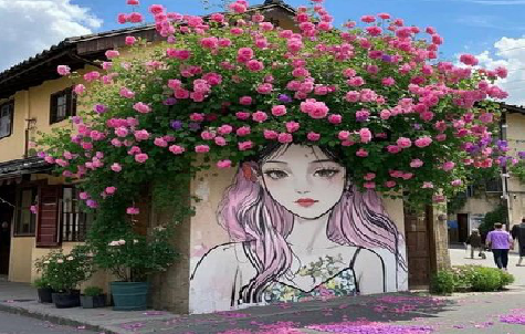 镇巴怎么设计网红打卡墙绘