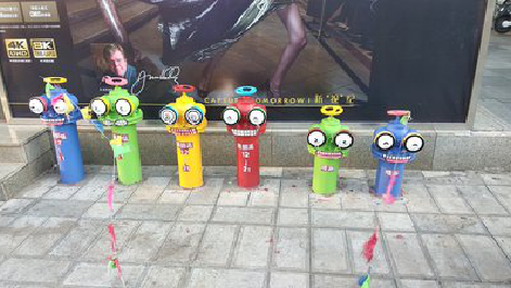 镇巴商业区彩绘