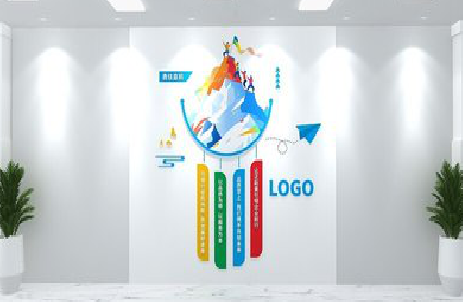 镇巴公司企业形象墙的工艺材料有哪些？