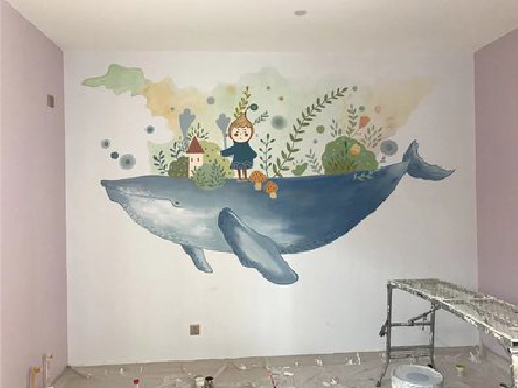 镇巴手绘墙的特点及优势。