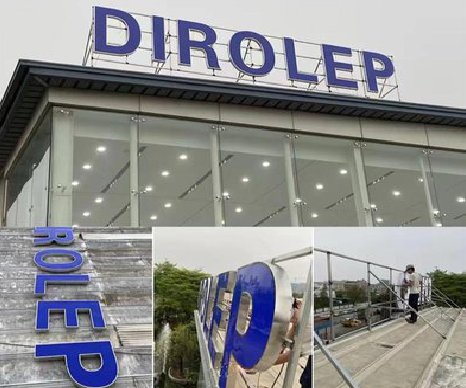 镇巴楼顶发光字安装的注意事项。